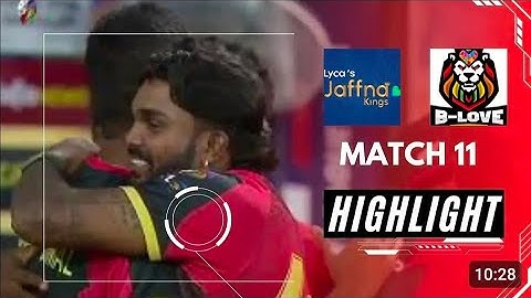 KANDY FALCONS VS JAFFNA KINGS HIGHLIGHTS | 11 | KAF VS JAF Lanka Premier League 2024@watchme.