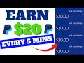 Earn $20 Every 5 Mins Into Your PayPal (Earn PayPal Money For Beginners 2021)