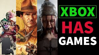 XBOX NOW HAS GAMES | Xbox Releasing Many Games In 2024 | Indiana Jones Great Circle Is First Person