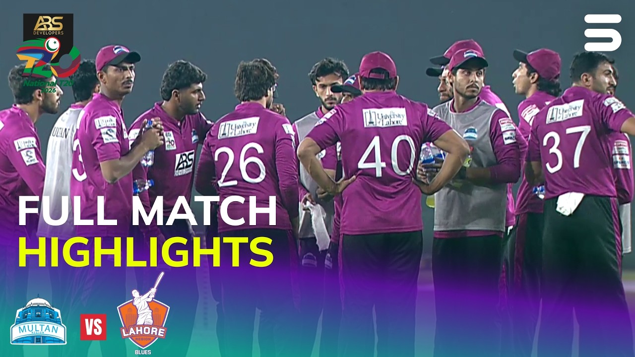 Full Highlights | Multan Vs Lahore  | M08 | ABS Developers National T20 Cup 2026 | MZA1H