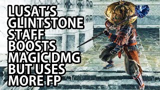 ELDEN RING - LUSAT'S GLINTSTONE STAFF USES MORE FP TO BOOSTS SPELL DAMAGE LOCATION screenshot 2