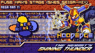 ★ 𝟒𝐊 𝐒𝐔𝐁𝐒 ★ Mega Man 11 - The Hermit's Shining Thunder ~ Fuse Man's Stage ⚡ (SNES Seiga-Mix)