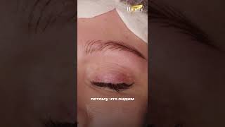 Как правильно делать натяжение? ПМ бровей ⚡️| Мастер PMU Мария Плотникова #hanafy #pmu #перманент