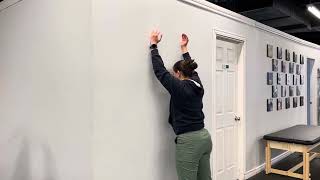 Wall Shoulder Flexion - Bent Elbow