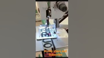 Zoje ZJ 1900 0604 Pattern Sewing Machine,  Elastic Joining Operation