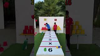 Who Will Cross The Bottle Obstacle And Reach 20 Points First ?Part2