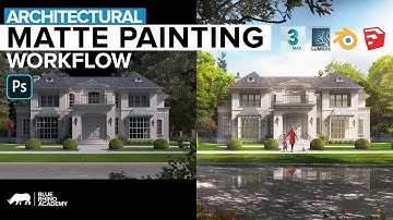 Architectural Visualization Matte Painting - Photoshop Workflow