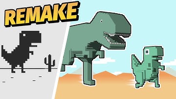 I made The Dino Game with BOSSES (and 3D)