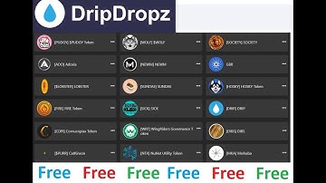 How to get  claim free tokens using Dripdropz Eternl  Free wallet #ada #cardano #nunet