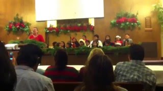 Fenton Primary Center Christmas performance. 1st grade class, Ryleigh Calderon 2015.