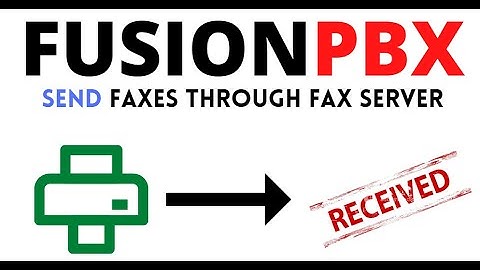 FusionPBX: How to SEND faxes using a Fax Server (2022)