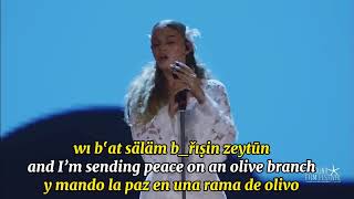 Elyanna - Olive Branch - زيتون غصن español English Arabic-transliteration lyrics Palestine