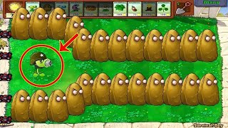 Plants vs Zombies Hack - 1 Gatling Pea vs Tall Nut vs All Zombie PVZ screenshot 5