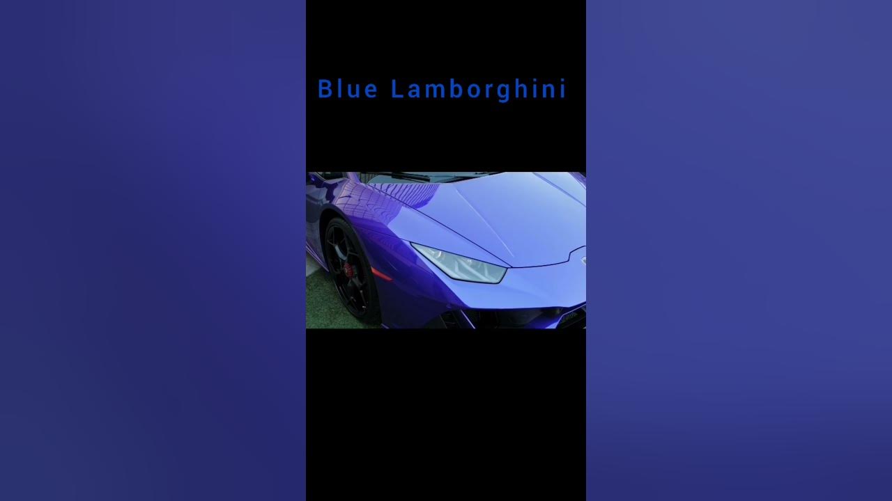 Ламборгини Blu Uranus Matt