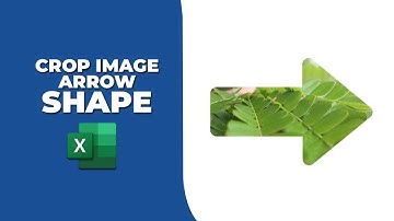 How to crop picture into arrow shape in Excel
