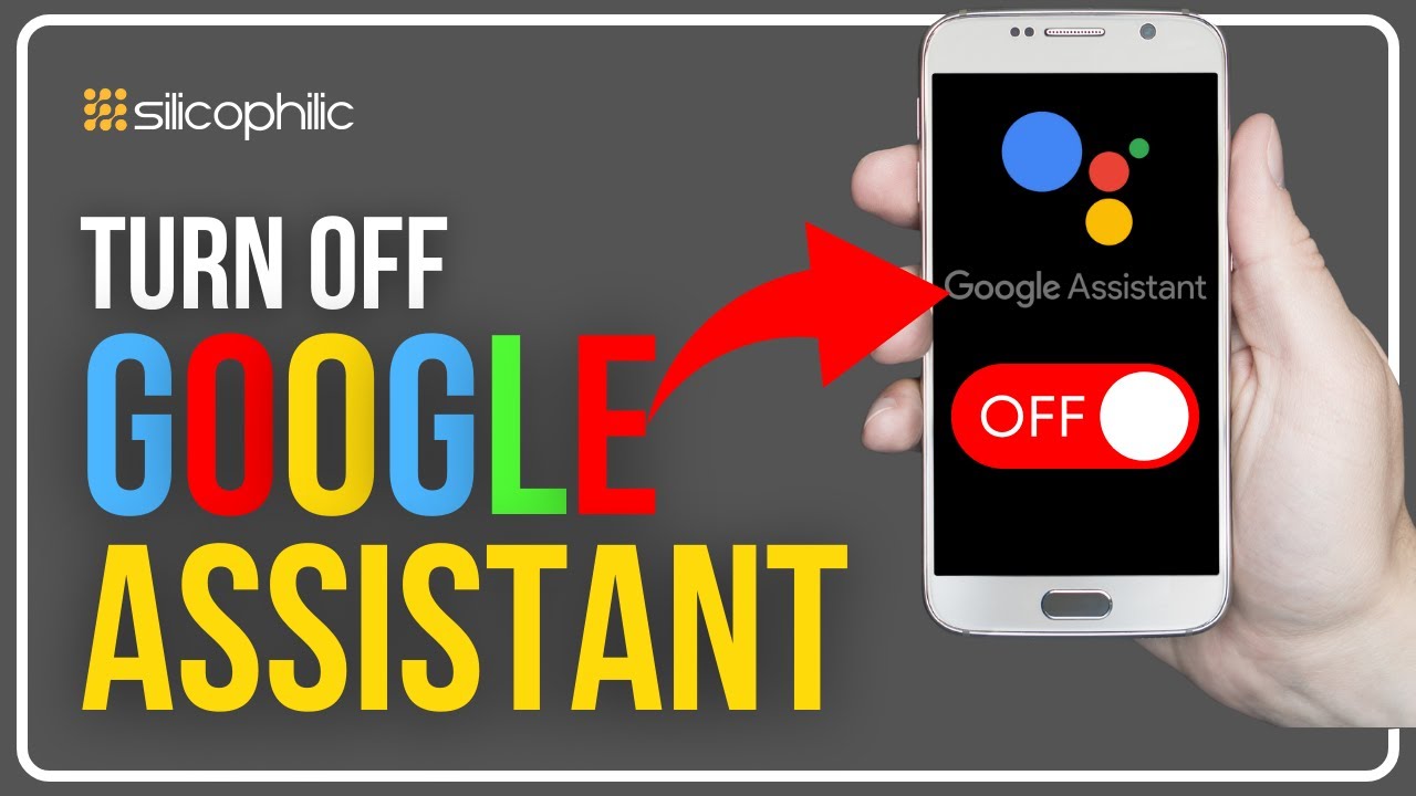 How to Turn Off GOOGLE ASSISTANT Disable Google Assistant