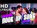 Hook Up Song LYRICAL - Student Of The Year 2 | Tiger Shroff