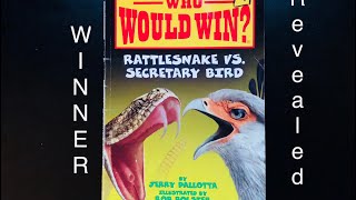 Who Would Win? Rattlesnake vs Secretary Bird WINNER REVEALED! Every Page shown!