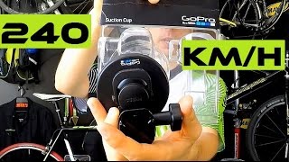 GoPro Suction Cup TEST PASSED. Sport Camera Accessories. Car / Boat Mount