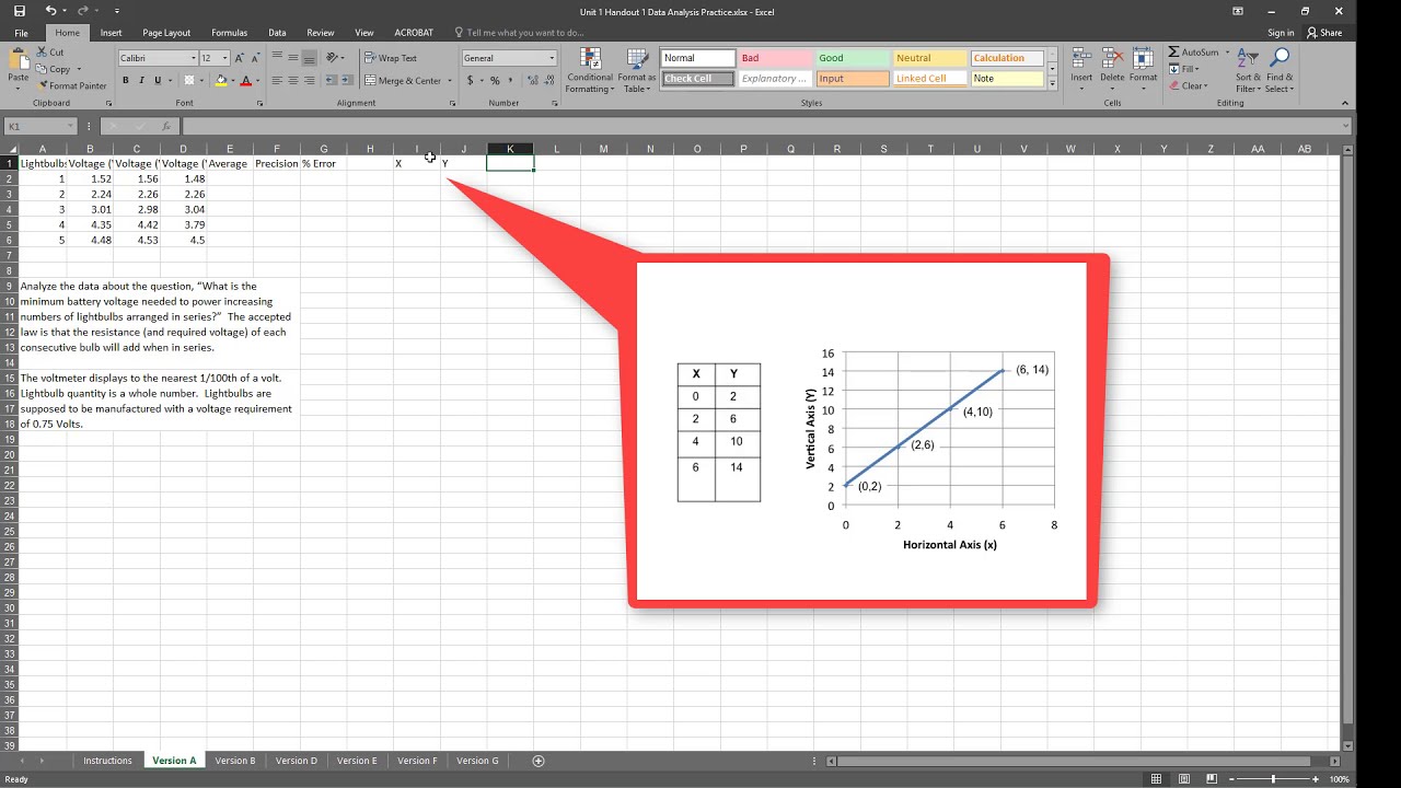 NGSS Physics - U1 - Data Tables and Scatterplots, pt. 1 - YouTube