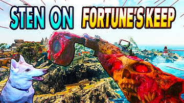 STEN On Fortunes Keep With 3 Line Rifle! ( Warzone ) Best STEN Loadout!