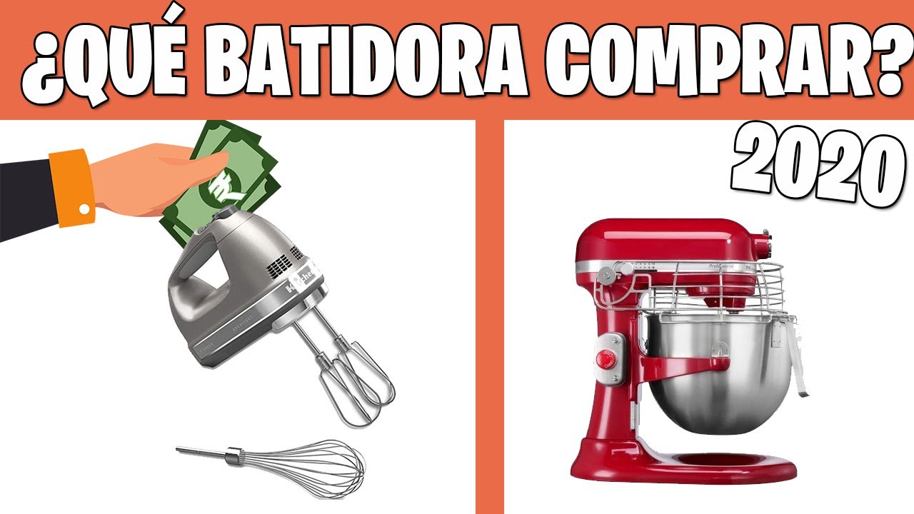 La guía que necesitas para comprar la batidora amasadora perfecta