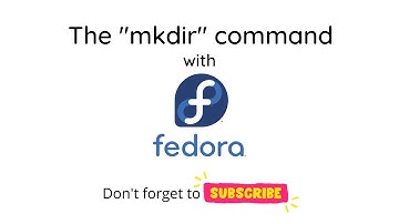 #5 - Basic Linux Command | with Fedora 33 Workstation | mkdir command