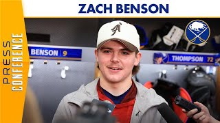 "I Can Go Out There and Play My Game" | Zach Benson 2023-24 End-Of-Season Interview | Buffalo Sabres