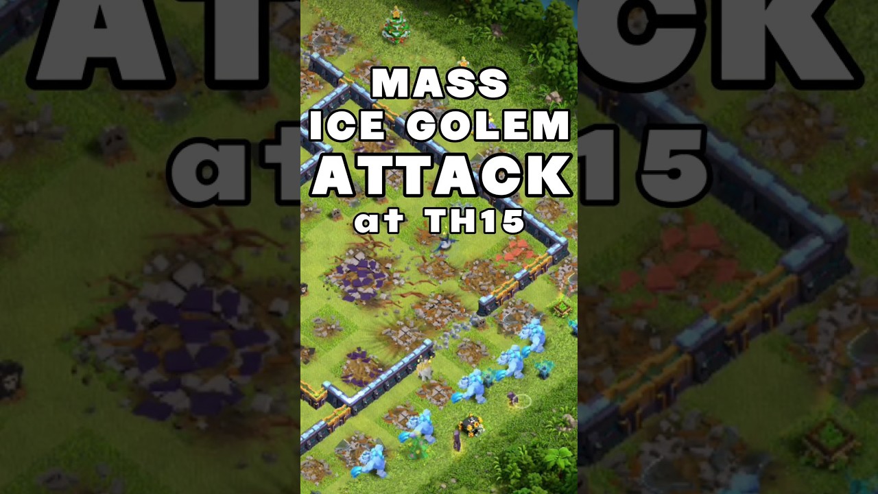 Mass Ice Golem Attack = Base Freeze Simulator ❄️🕹️