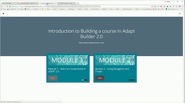ADAPT BUILDER 2.0 - a Crash Course on how to set up a new ADAPT Course using the Vanilla Theme