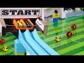 Torneio com BOLINHAS de GUDE Futebol - TIME com SELEÇÃO de PAISES e LEGO - Marble Football