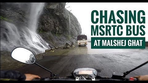 Chasing MSRTC Bus at MALSHEJ Ghat.
