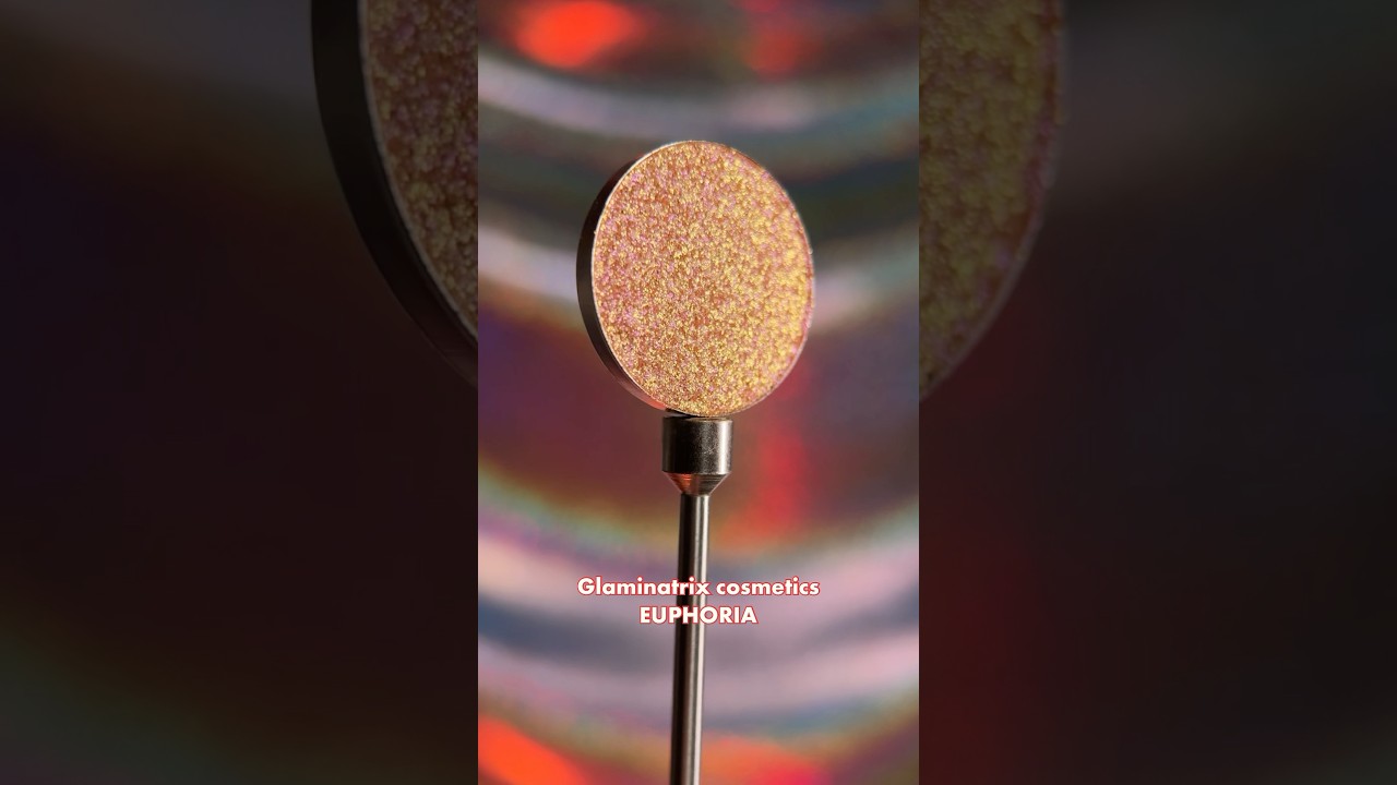 Glaminatrix cosmetics EUPHORIA single eyeshadow swatches