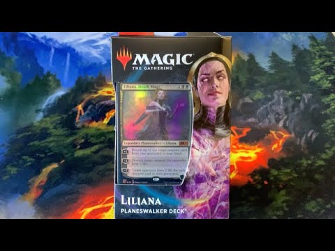 Magic The Gathering Liliana, Death Mage Foil Planeswalker Card - Exclusive