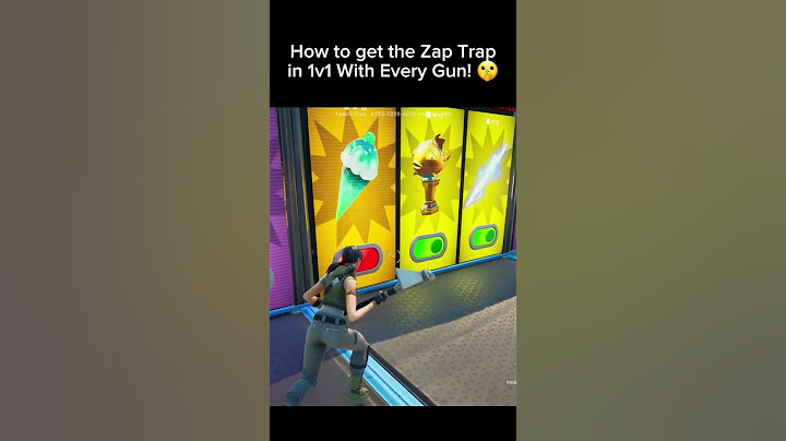 How to get the Zap Trap in 1v1 With Every Gun! 🤫 #fortnite #fortniteshorts #secret #1v1