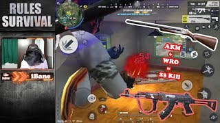 Carry my team 23 Kills!! AKM & WRO / Rules of Survival / Ep 244