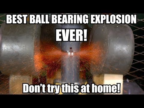 Ball Bearing = The Most Dangerous Thing To Crush With Hydraulic Press