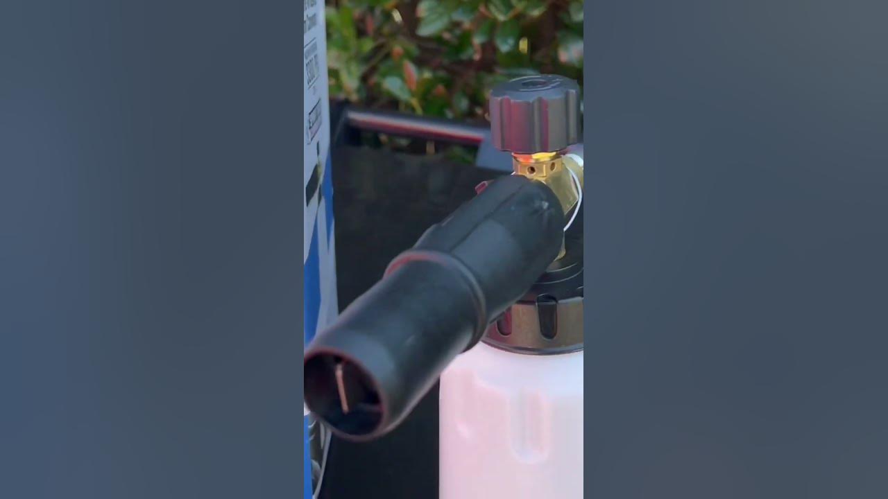 Nice to have a Harbor freight foam cannon YouTube