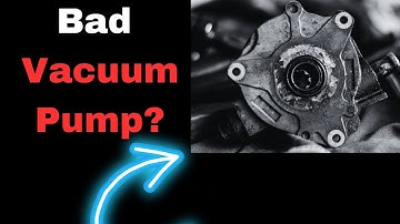 Bad Car Vucuum Pump Symptoms: 6 Brake Vacuum Failure Signs