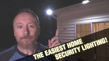 EZ Home Security Solar Lights - They mount to your gutter! by STKR Concepts