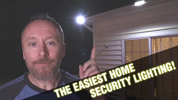 EZ Home Security Solar Lights - They mount to your gutter! by STKR Concepts