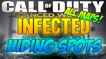 "ASCEND" Call of Duty Advanced Warfare Infected Hiding Spots Every Map Tutorial