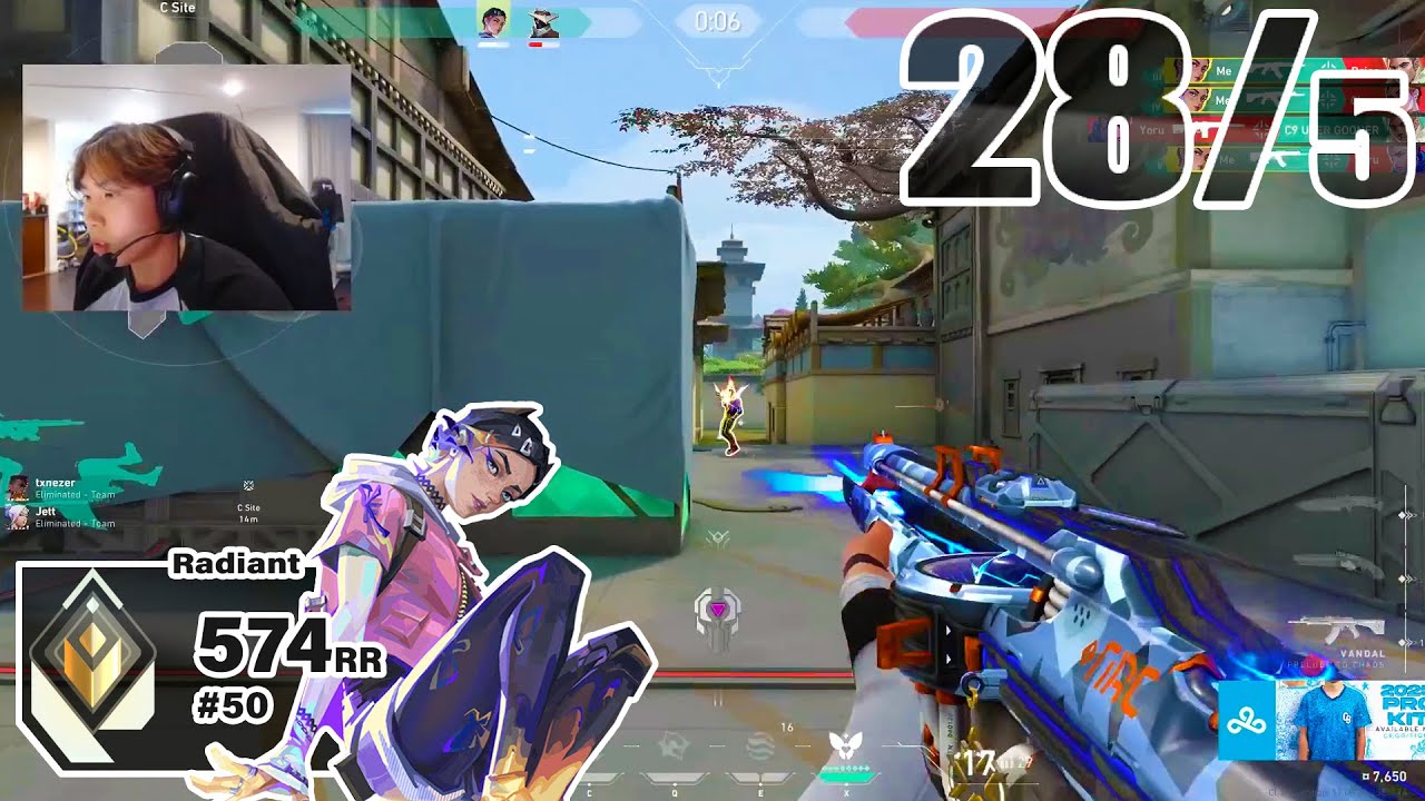 Aspas & TenZ Thought He's CHEATING?! - C9 v1c [NA] 