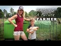 How to Keep Kids Interested in Farming - Eglu Chicken Coop for young Chicken Farmers