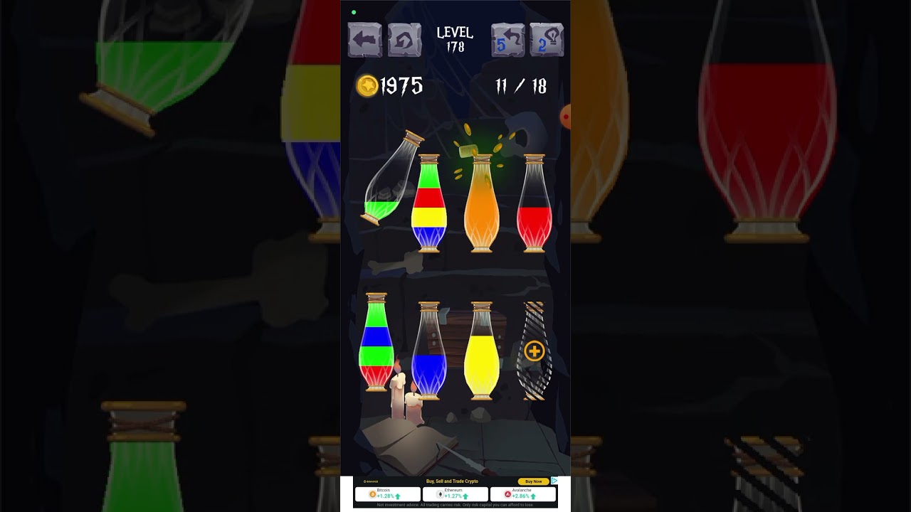 176-180 Level water sort | water sort puzzle game 2025