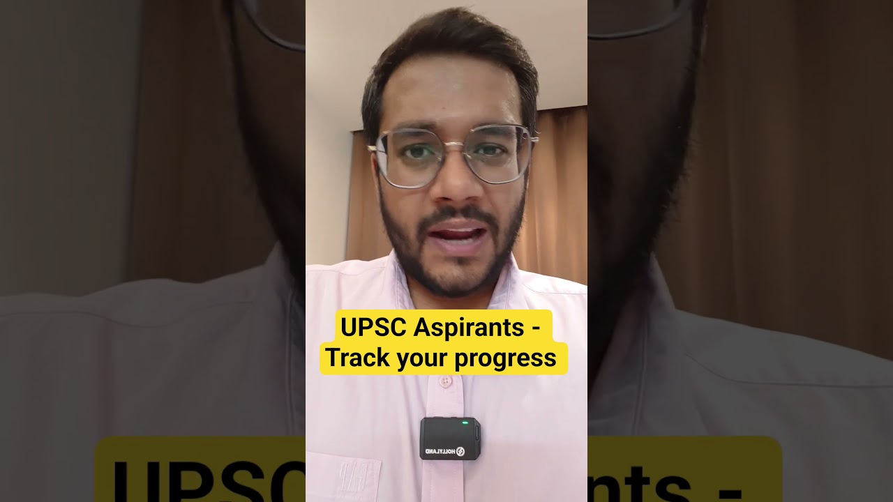 UPSC Aspirants - Track your GS, CSAT, Optional and Current Affairs progress - Mudit Gupta 