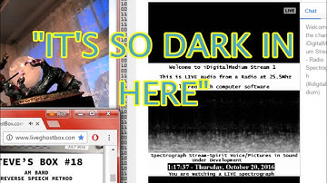 Radio Spectrograph And Steve Hultay Ghost Box Session - Full Session 20/10/2016