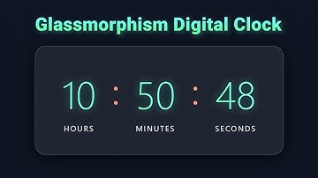 🕒 "Dynamic Digital Clock with Glowing Neon Effects 🌟 | CSS  JavaScript Tutorial | mzcode01" #css #js