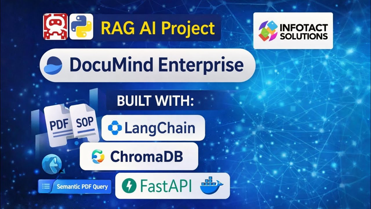👉🏻 Building a Production-Ready RAG AI System | DocuMind Enterprise @infotact-solutions