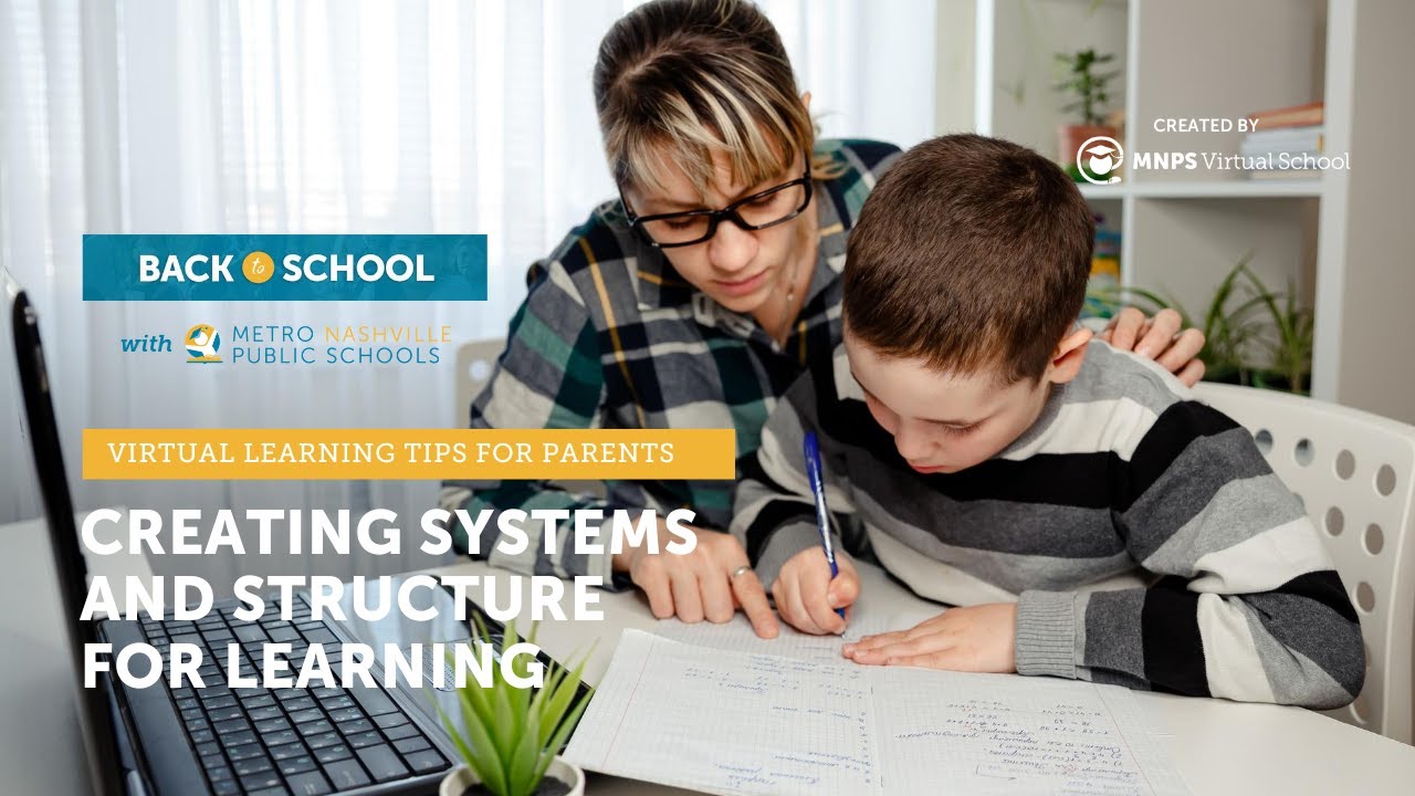Virtual School Tips for Parents: Creating Structure - YouTube